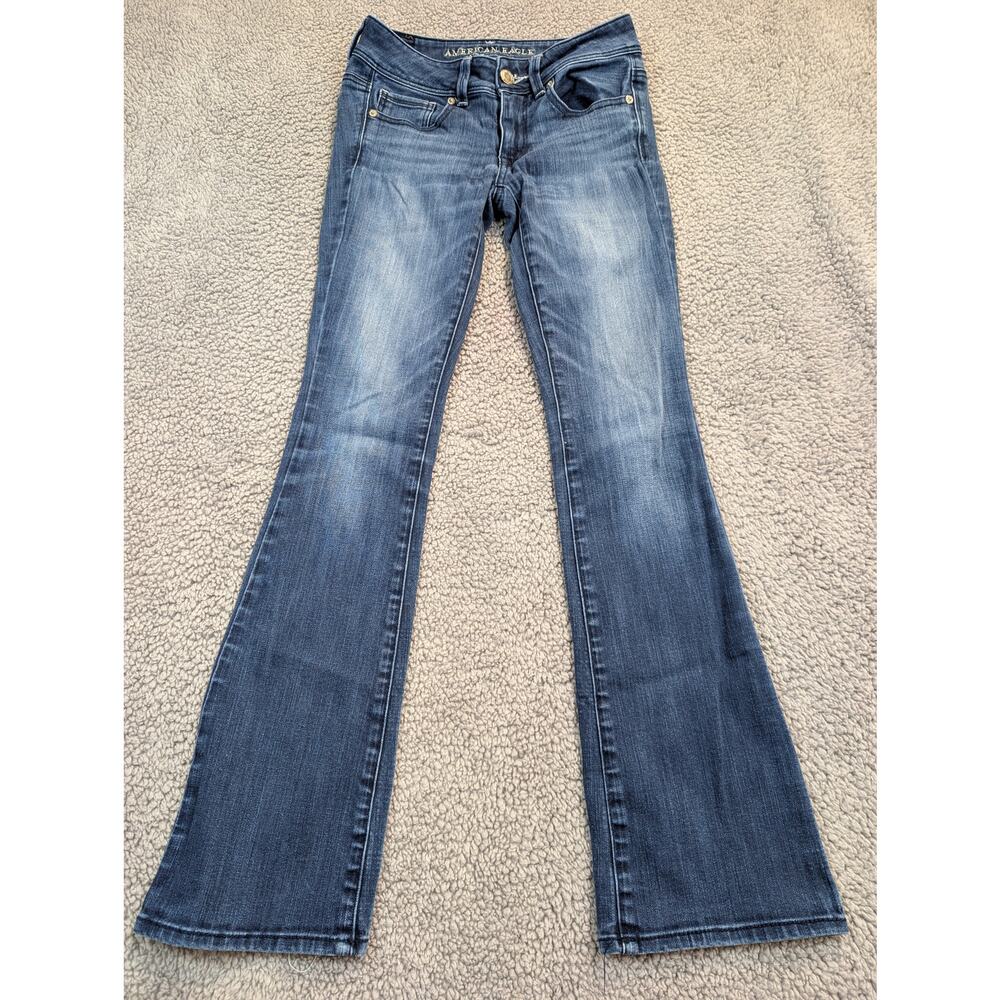 American Eagle Outfitters Jeans Women's Size 2 Super Stretch Kick Boot (0526)